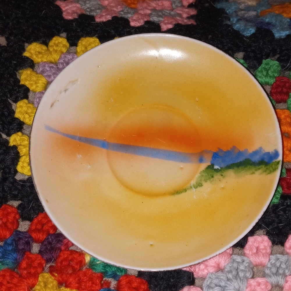 Hand painted, Made in Japan, saucer